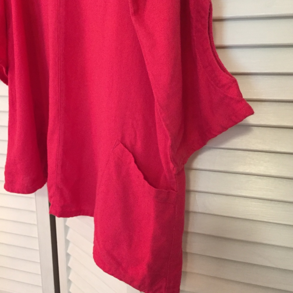 Soft Surroundings tunic cold shoulder/sleeves - Picture 4 of 8
